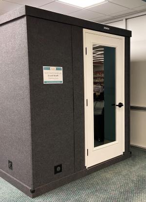 Sound Booth exterior at Burbank Central Library